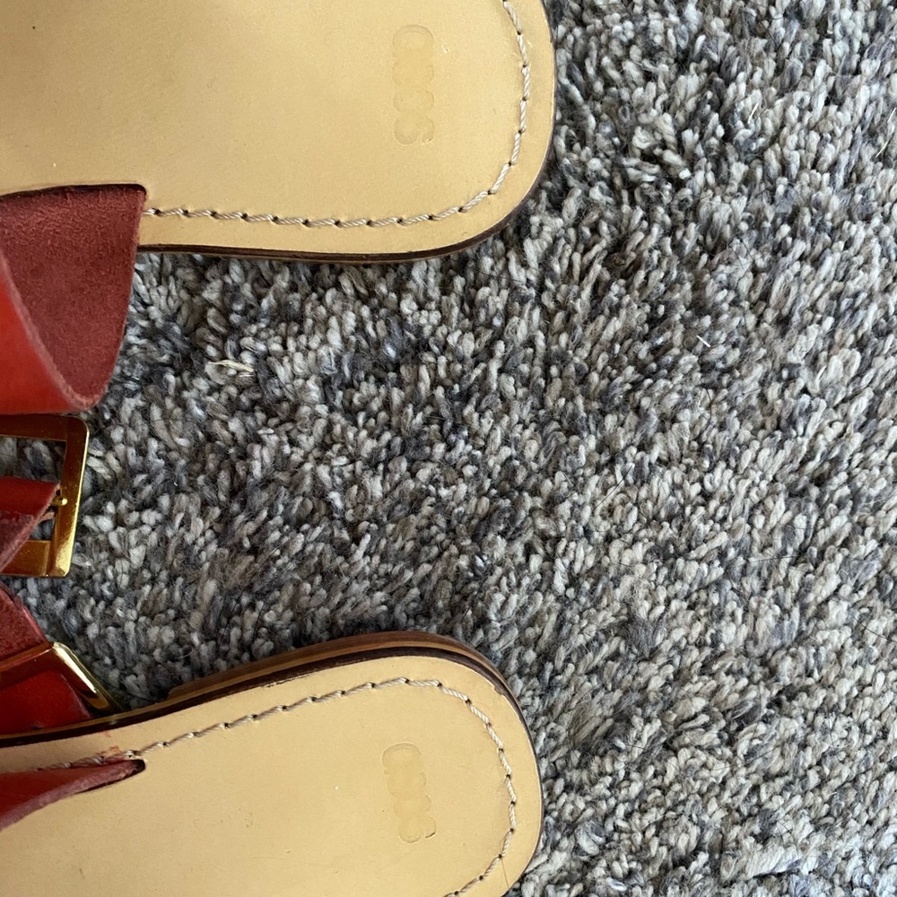 ASOS Red Sandals - Picture 2 of 2